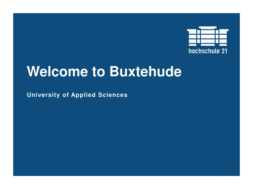 welcome to buxtehude