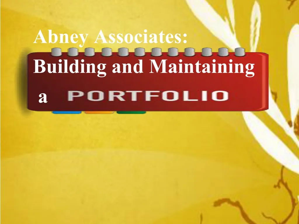 abney associates building and maintaining a