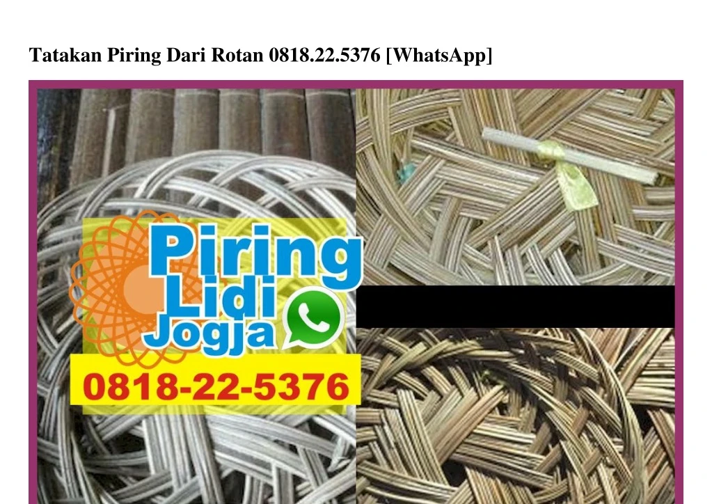 tatakan piring dari rotan 0818 22 5376 whatsapp