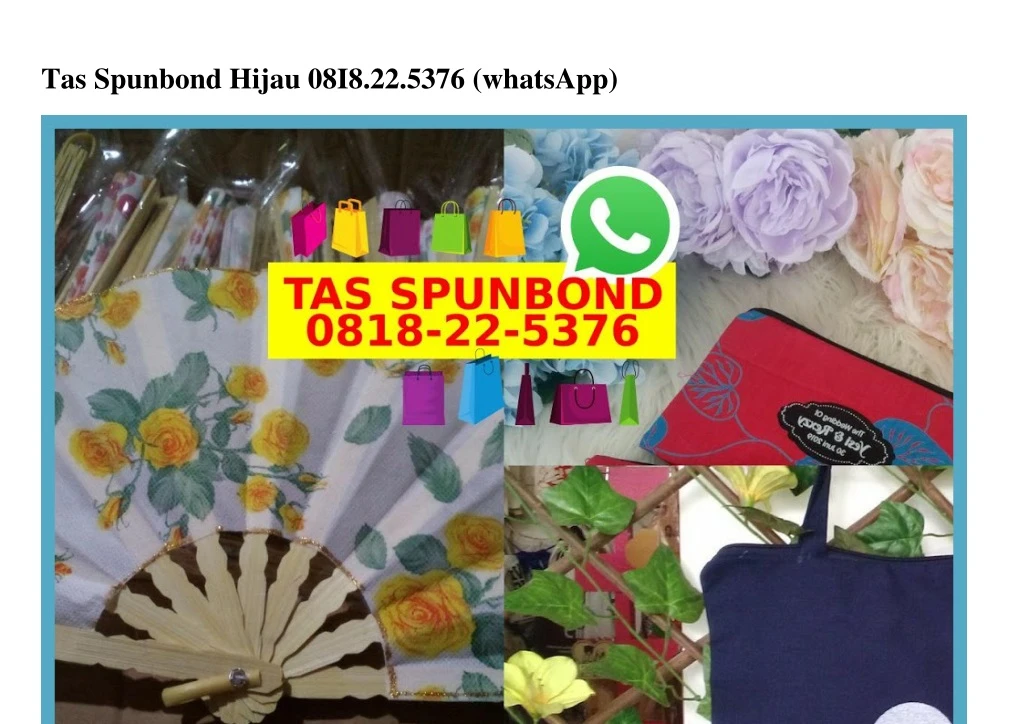 tas spunbond hijau 08i8 22 5376 whatsapp