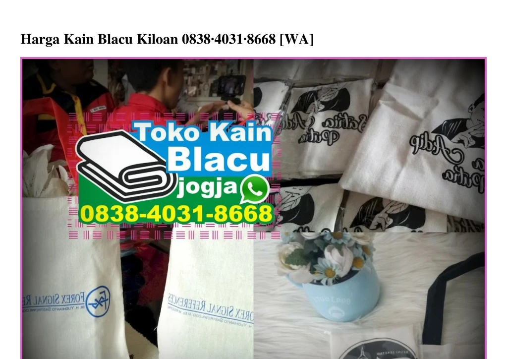 harga kain blacu kiloan 0838 4031 8668 wa