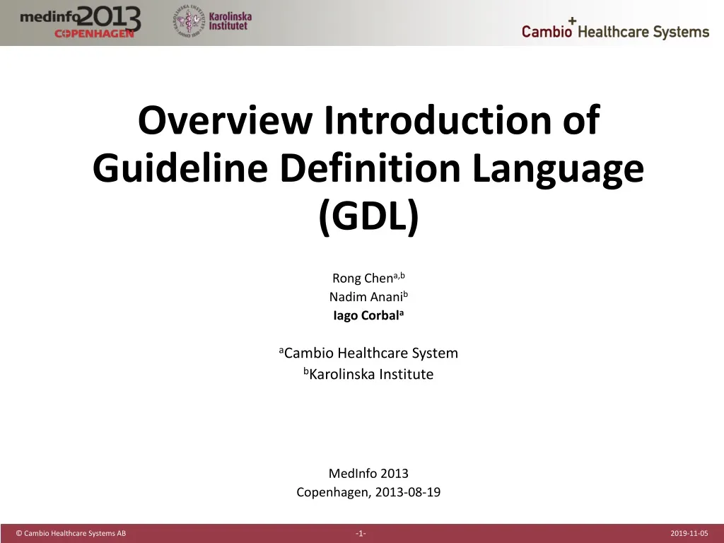 overview introduction of guideline definition