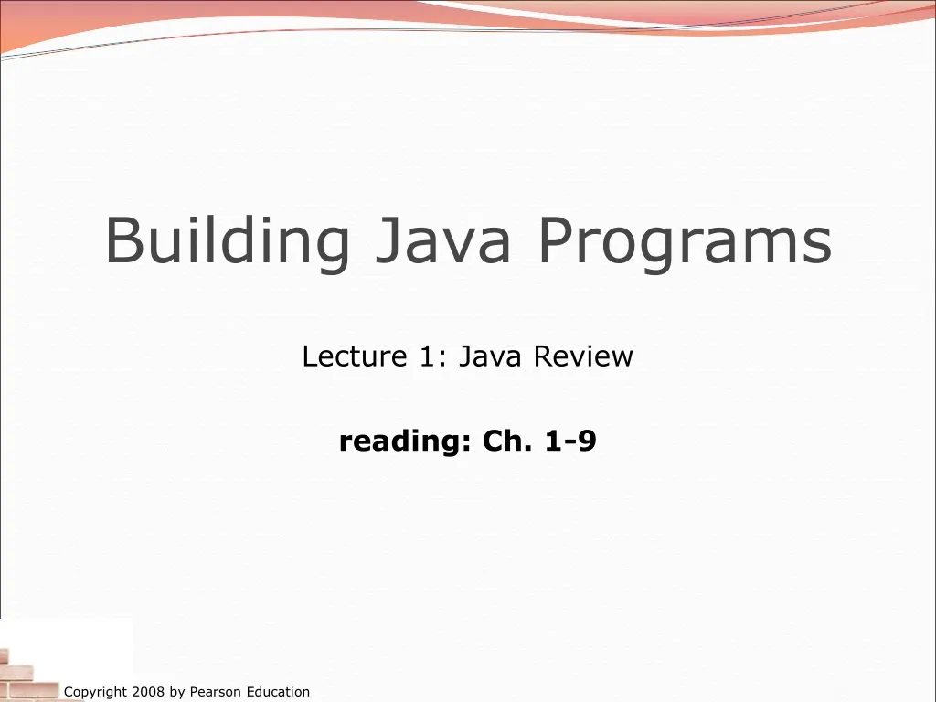 building java programs