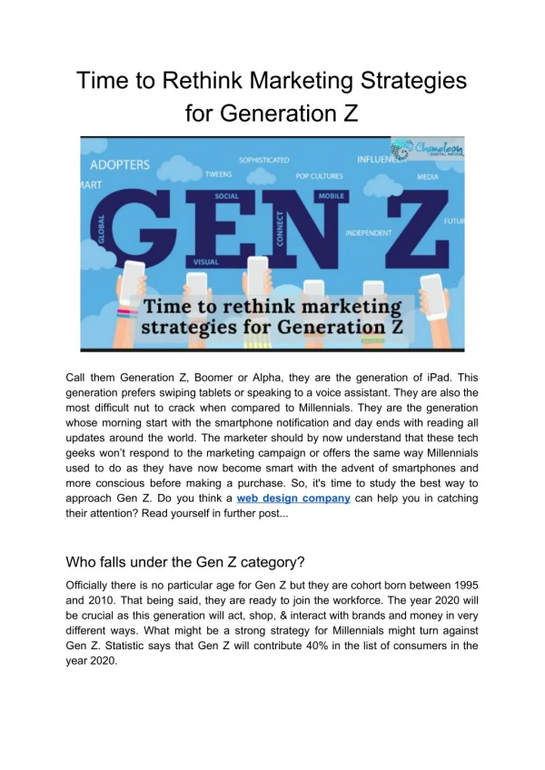 time to rethink marketing strategies