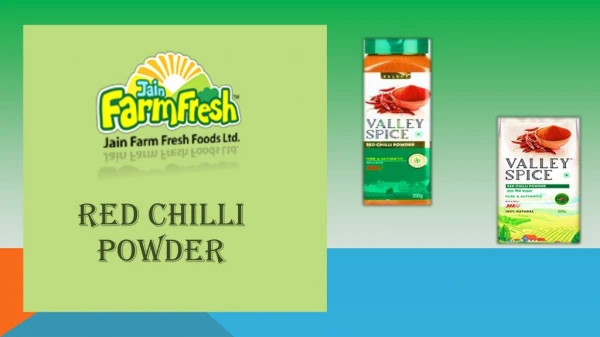Best Red Chilli Powder Jain Farm Fresh | Red Chilli Powder | Hot and Bold