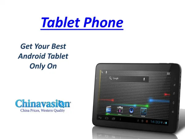 Tablet phone
