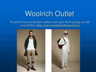 Woolrich Outlet - slide 1