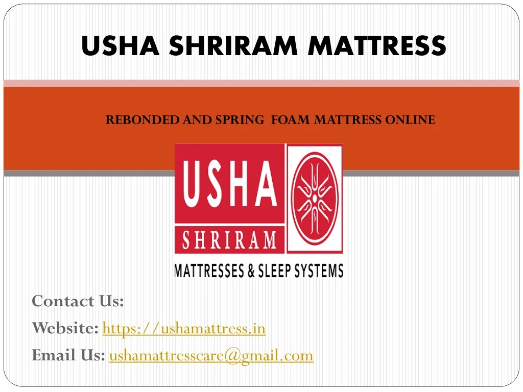 usha shriram mattress