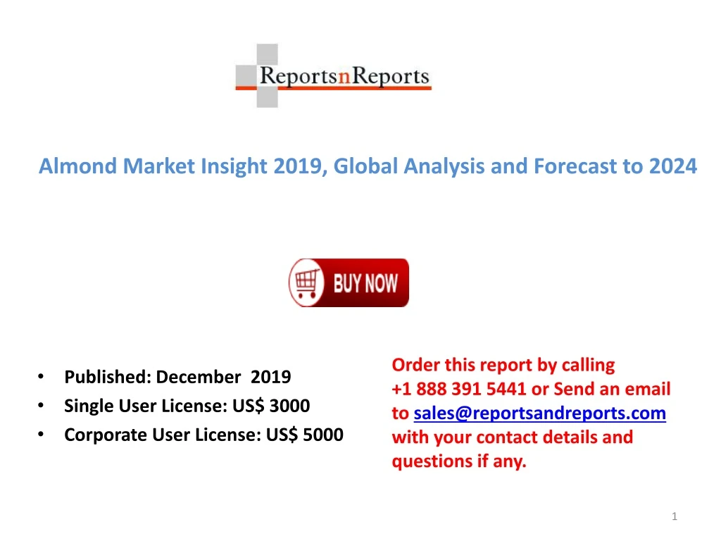 almond market insight 2019 global analysis