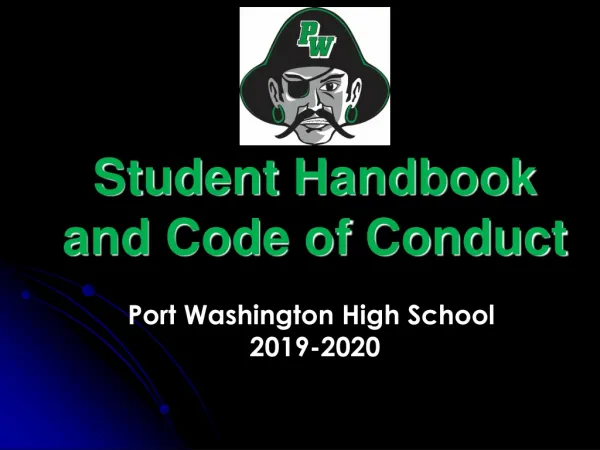 Student Handbook and Code of Conduct