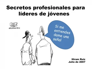 Secretos profesionales para l deres de j venes - slide 1