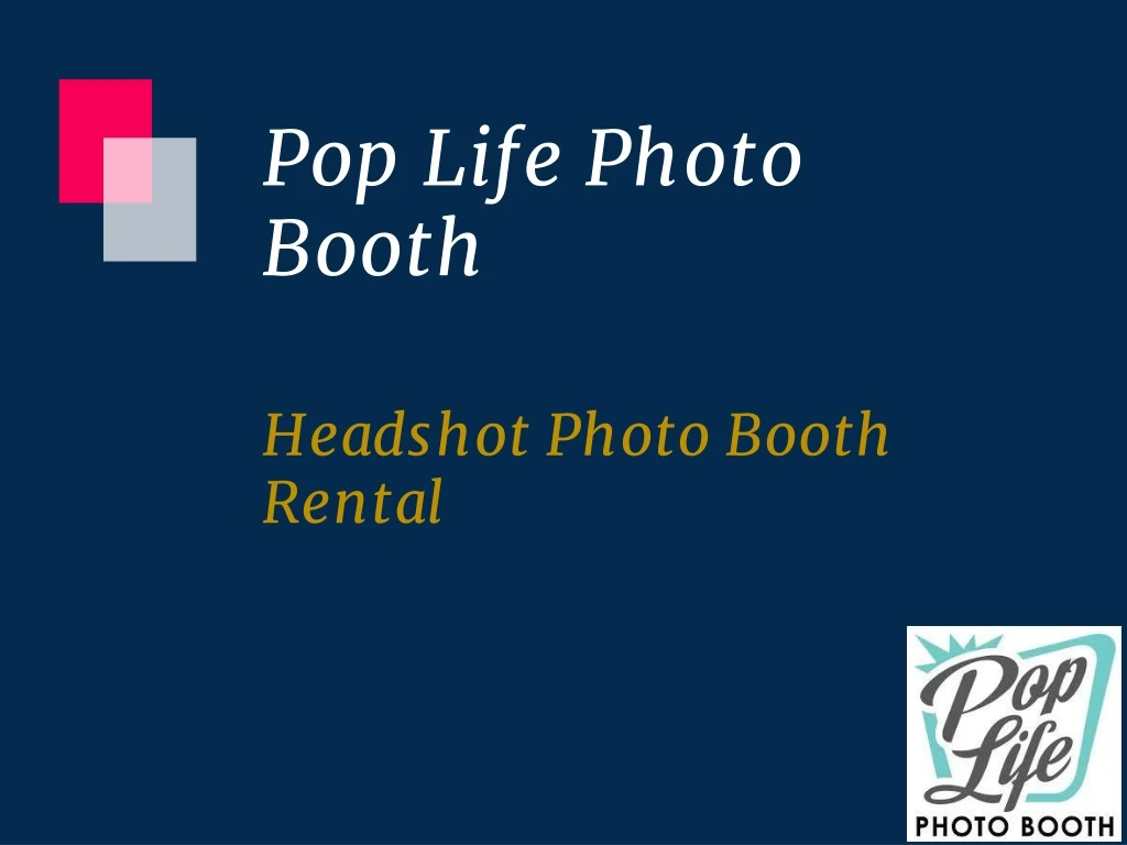 pop life photo booth