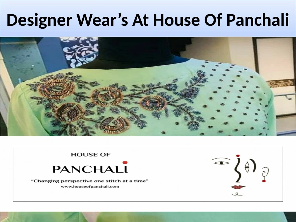 designer wear s at house of panchali designer