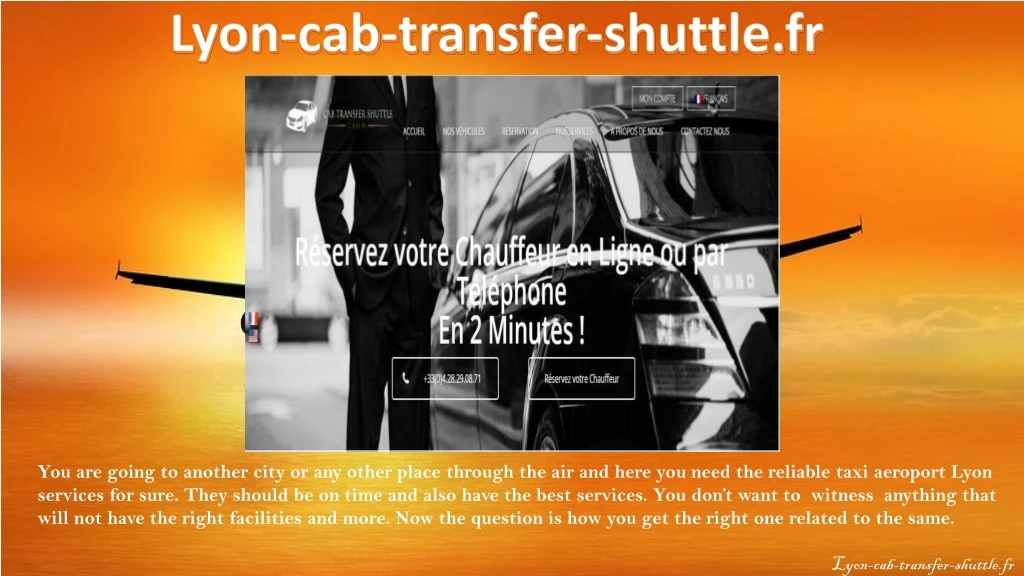 lyon cab transfer shuttle fr
