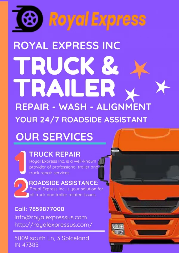 Royal Express Inc– Top Notch Repair and Maintenance Service Provider You Can Trust