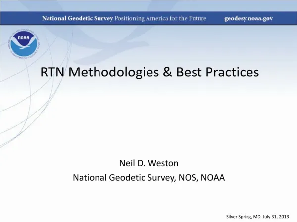 RTN Methodologies &amp; Best Practices