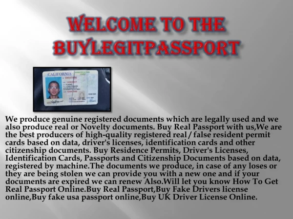 Fake Birth certificate Online