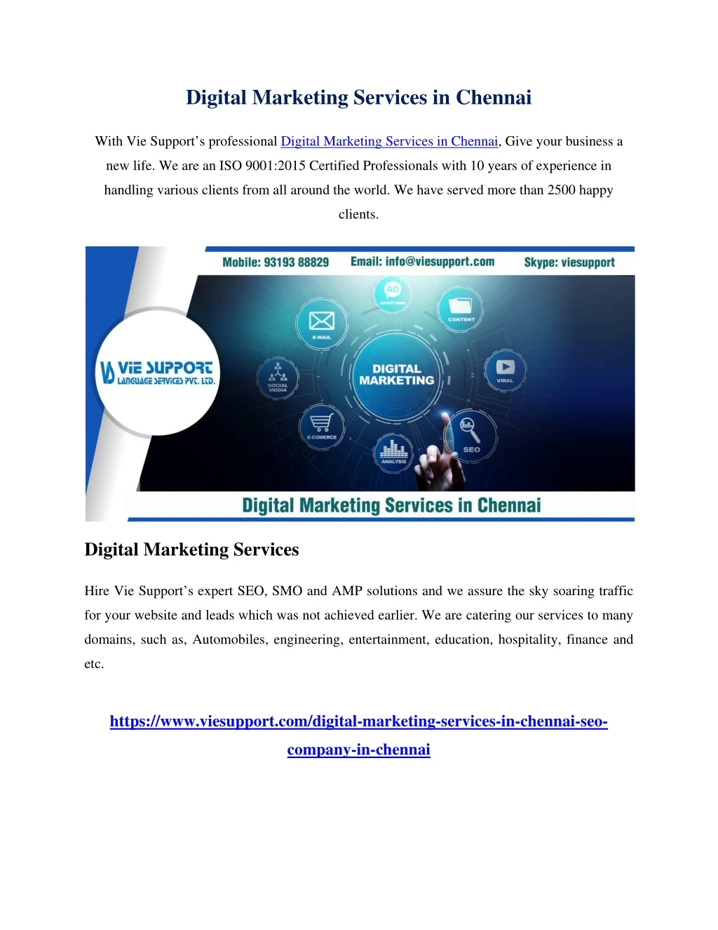 digital marketing services in chennai