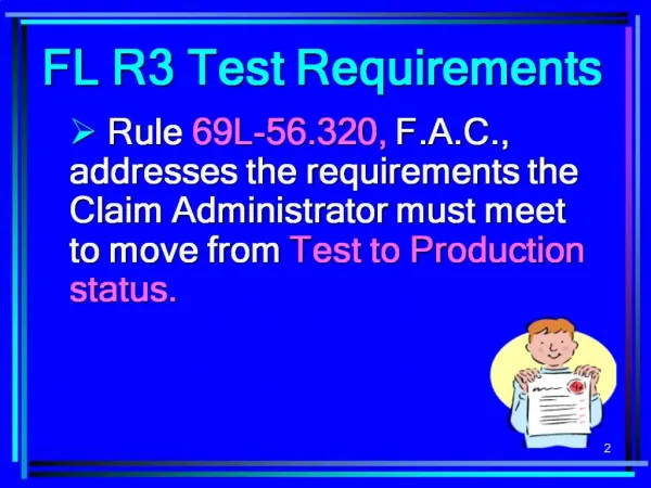 FL EDI R3 Test Requirements