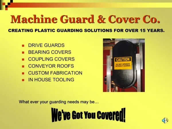 Machine Guard Cover Co.