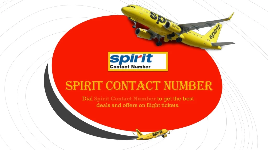spirit contact number