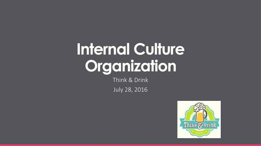 internal culture organization