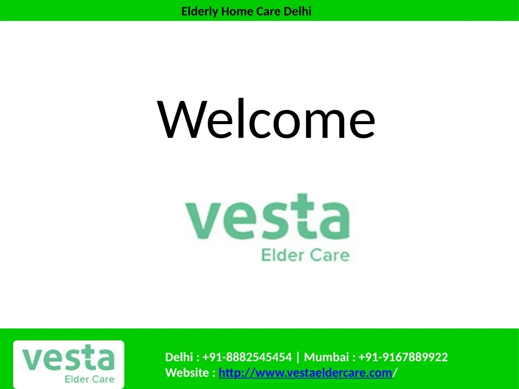 elderly home care delhi