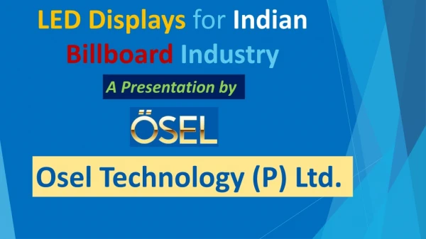 LED Displays for Indian Billboard Industry