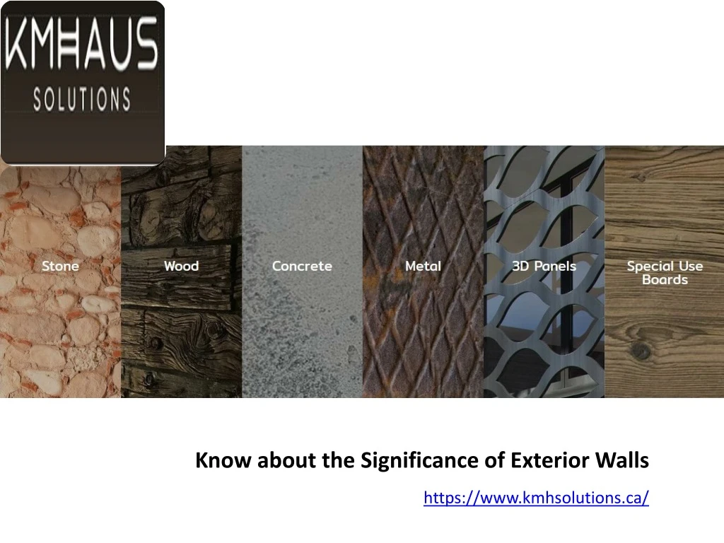 know about the significance of exterior walls