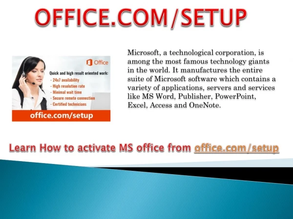 office com setup