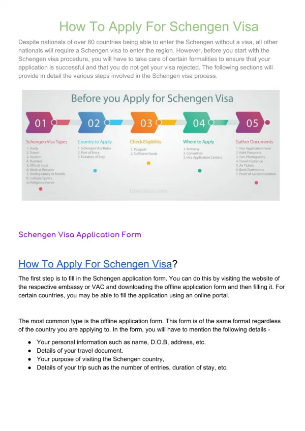 how to apply for schengen visa
