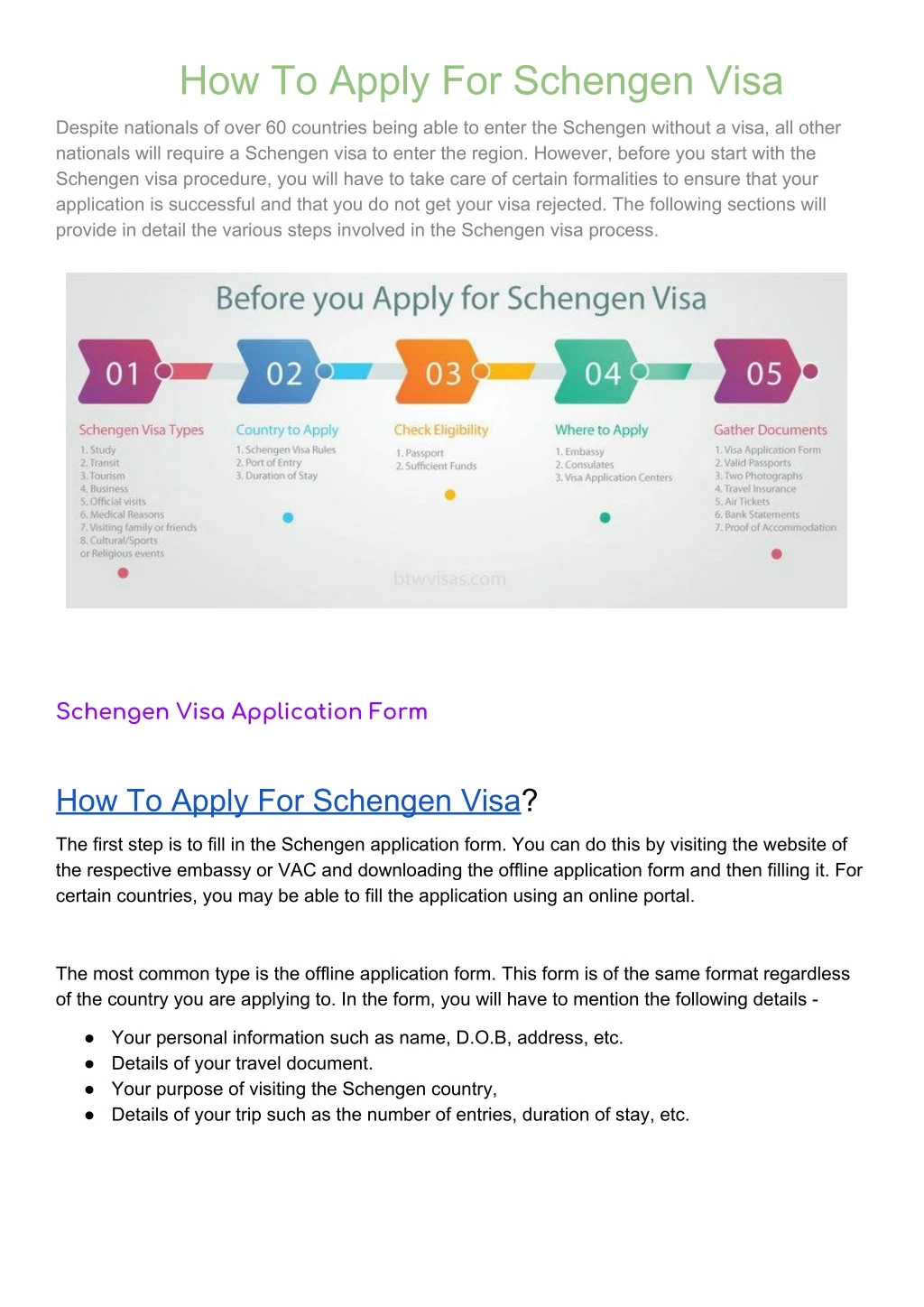 how to apply for schengen visa