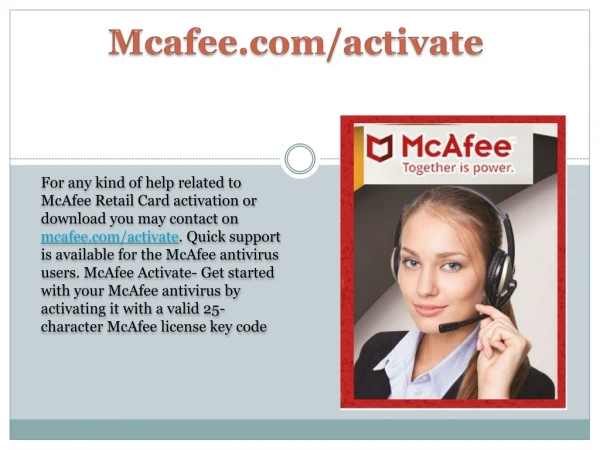 mcafee com activate