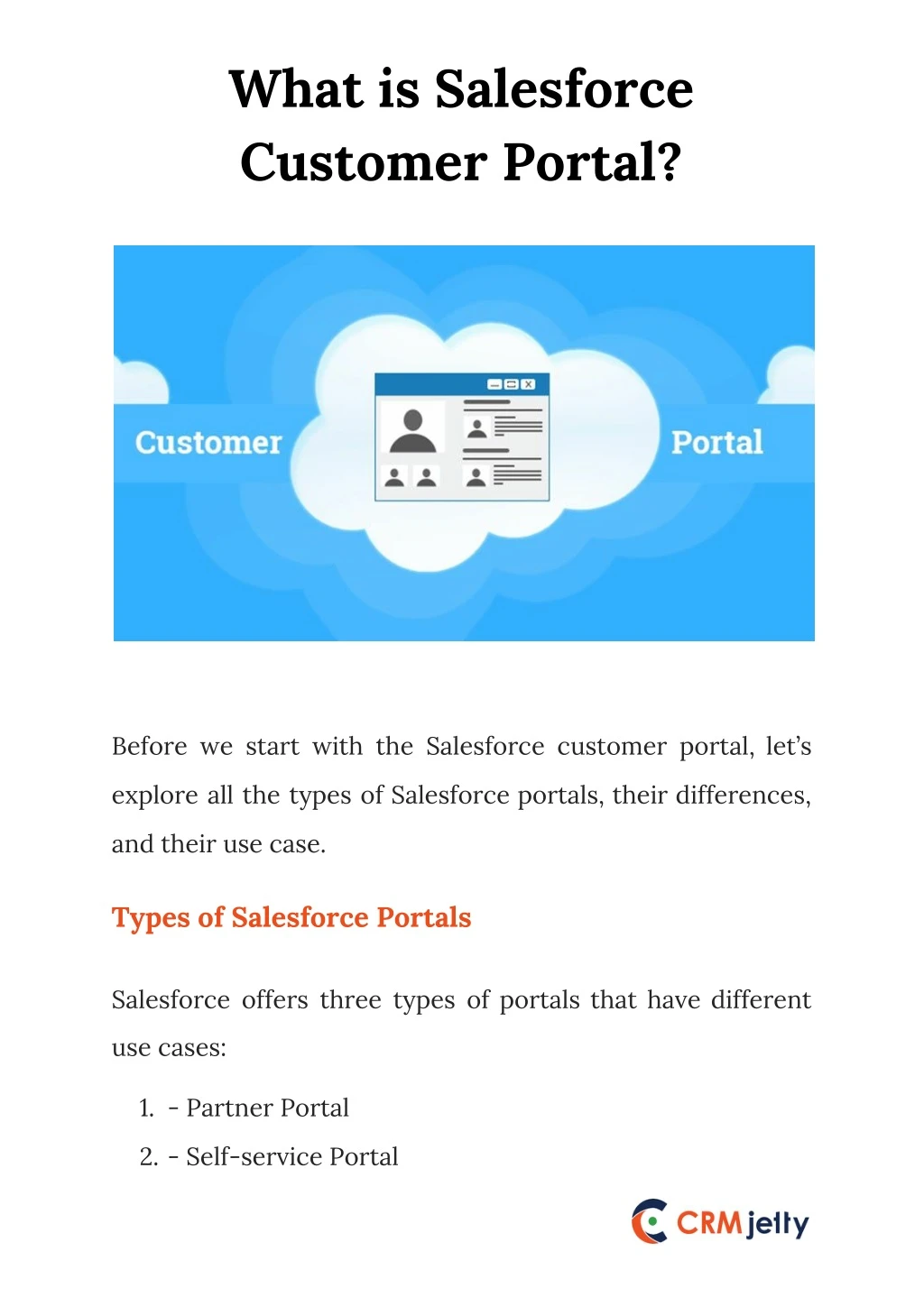 what is salesforce customer portal