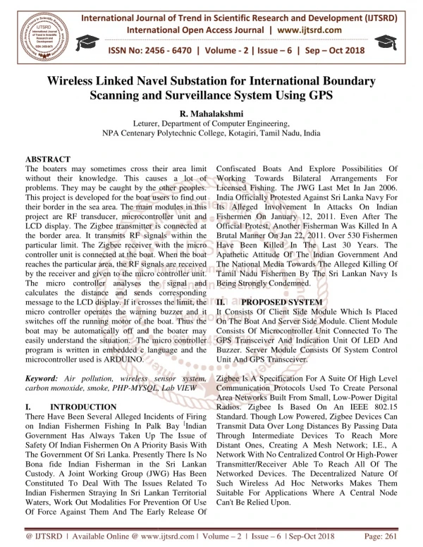 international journal of trend in international