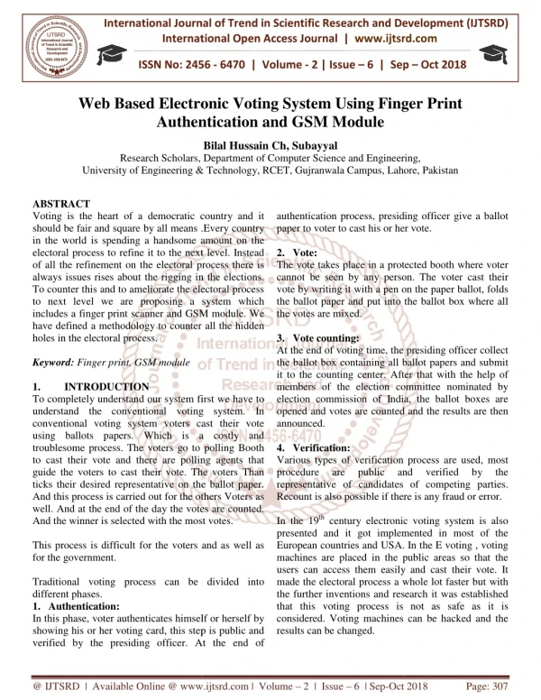 international journal of trend in international