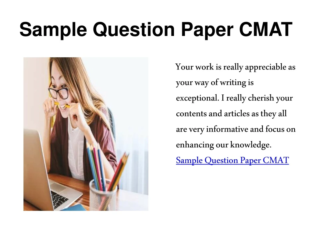 sample question paper cmat