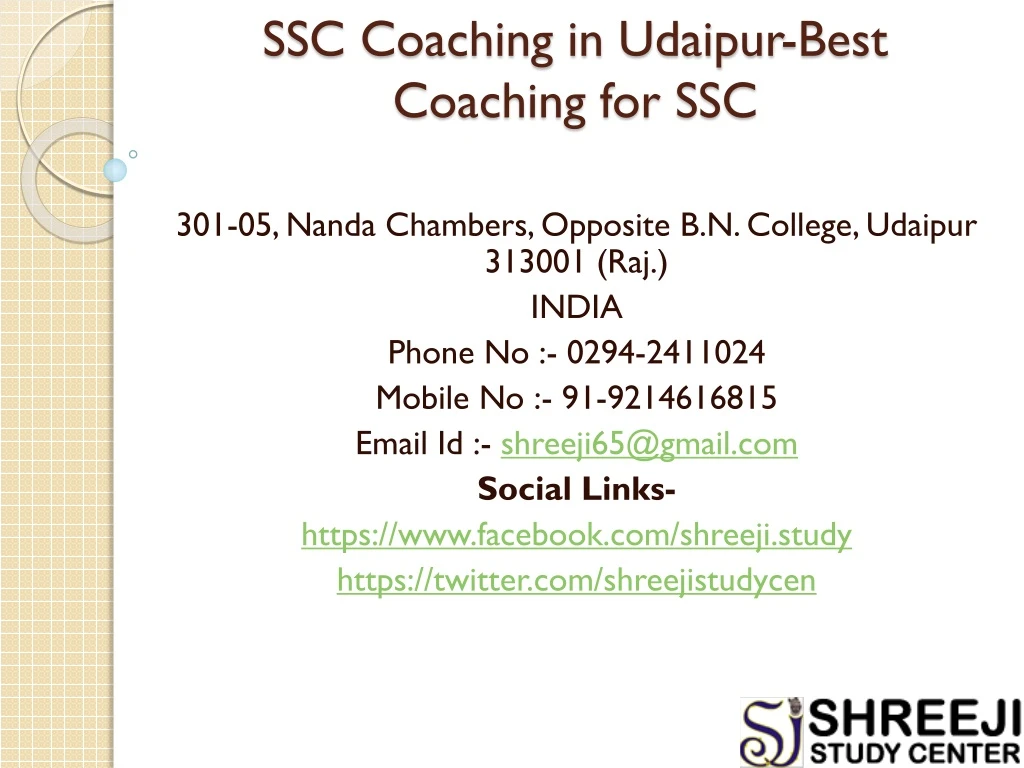 ssc coaching in udaipur best coaching for ssc