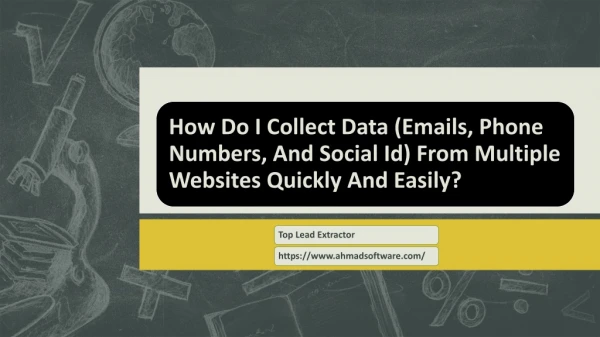 how do i collect data emails phone numbers