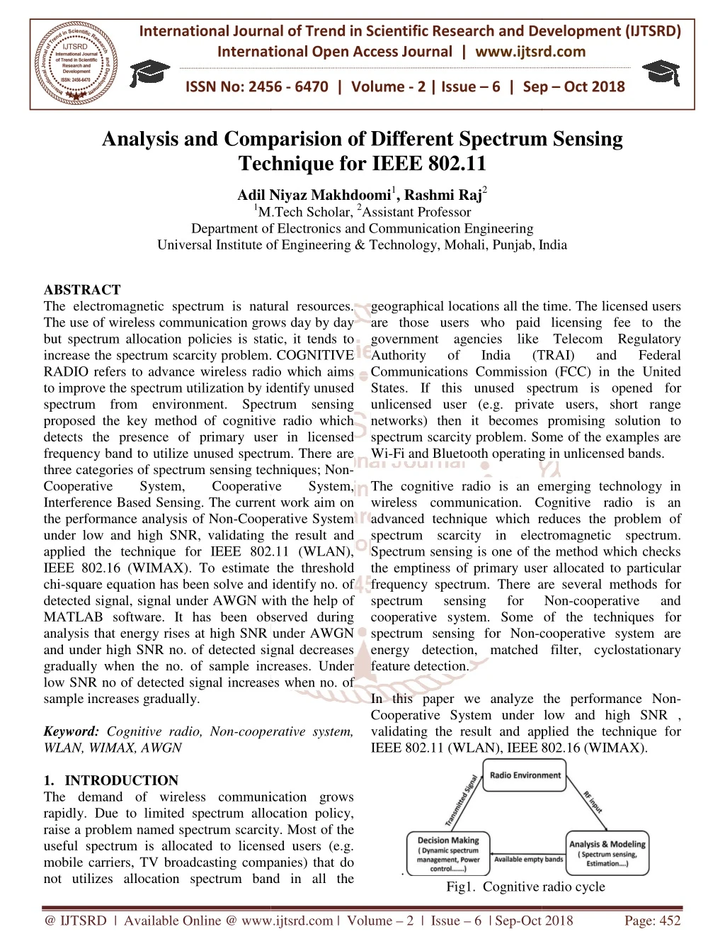 international journal of trend in international