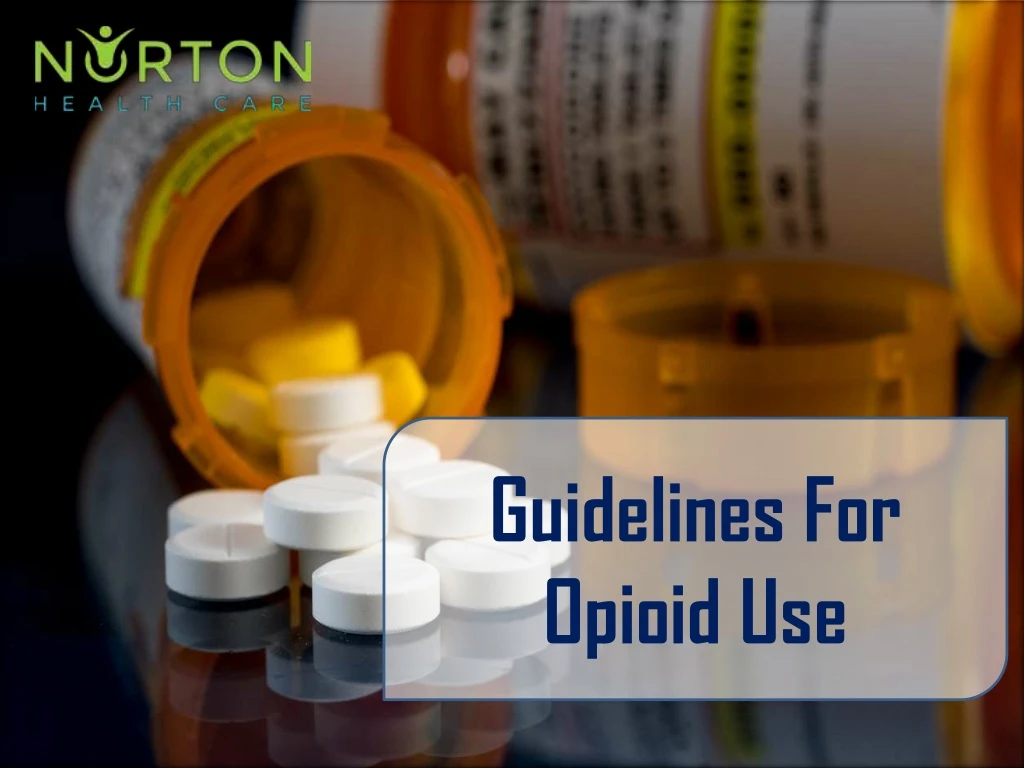 guidelines for opioid use