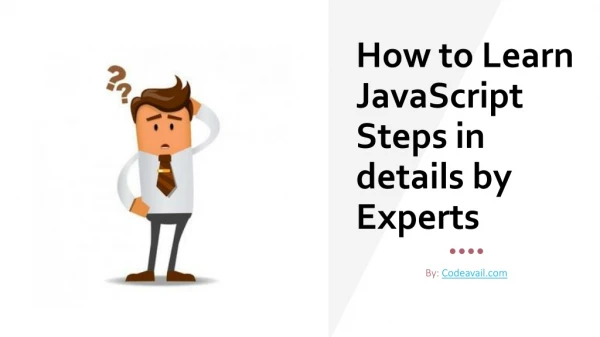 how to learn javascript steps in details