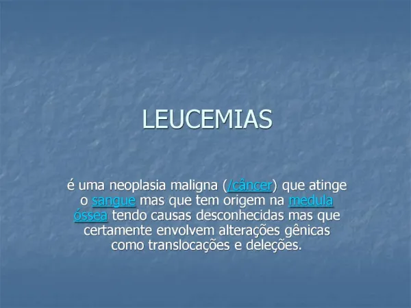 LEUCEMIAS