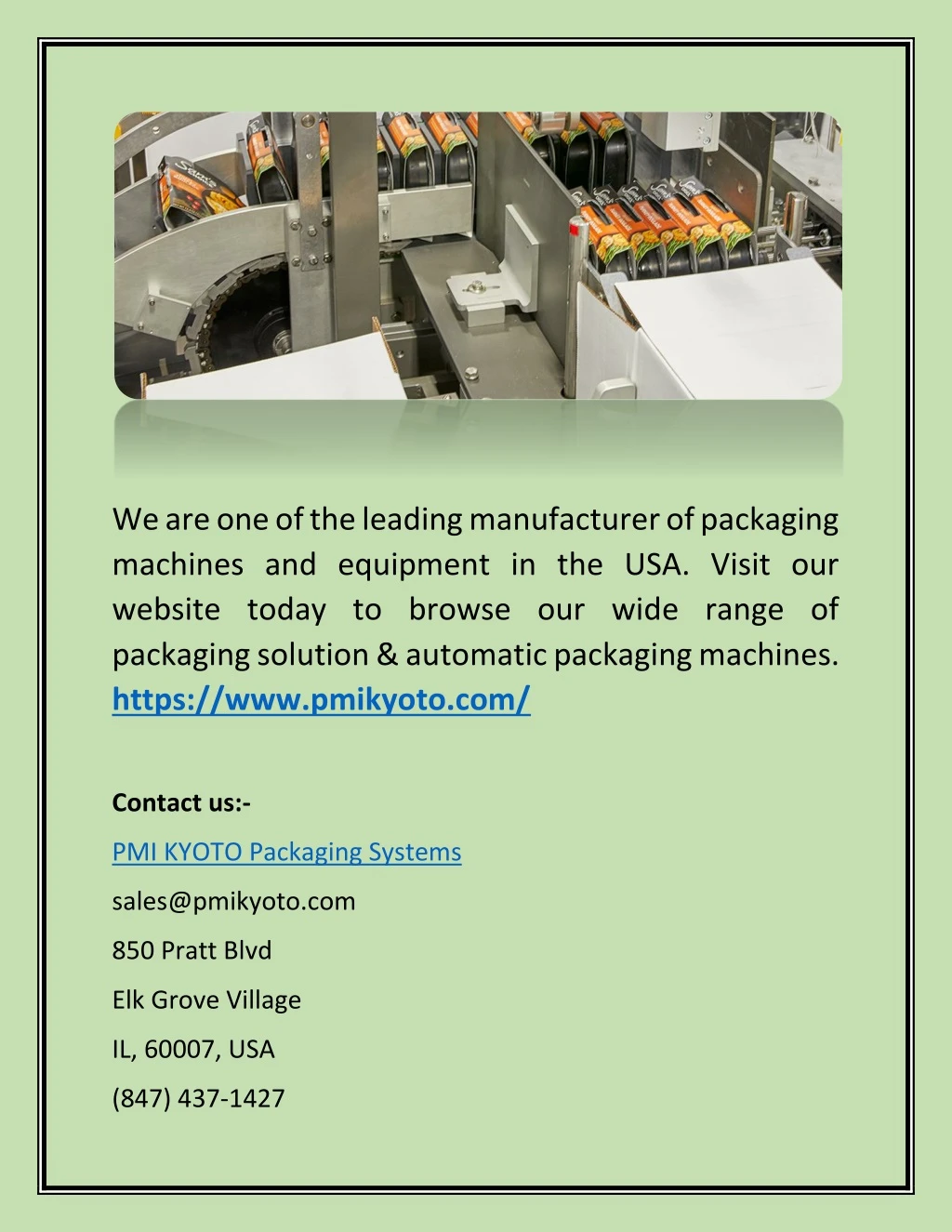 we are one of the leading manufacturer