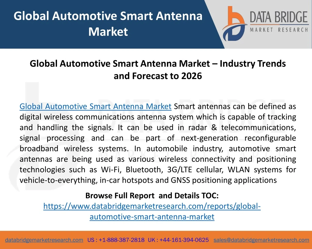 global automotive smart antenna market