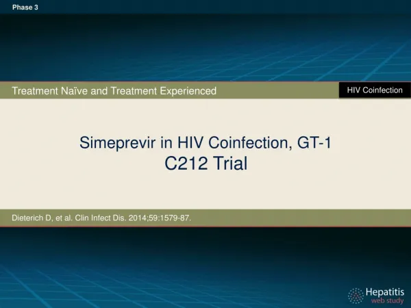 Simeprevir in HIV Coinfection, GT-1 C212 Trial