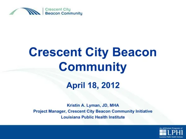 Crescent City Beacon Community