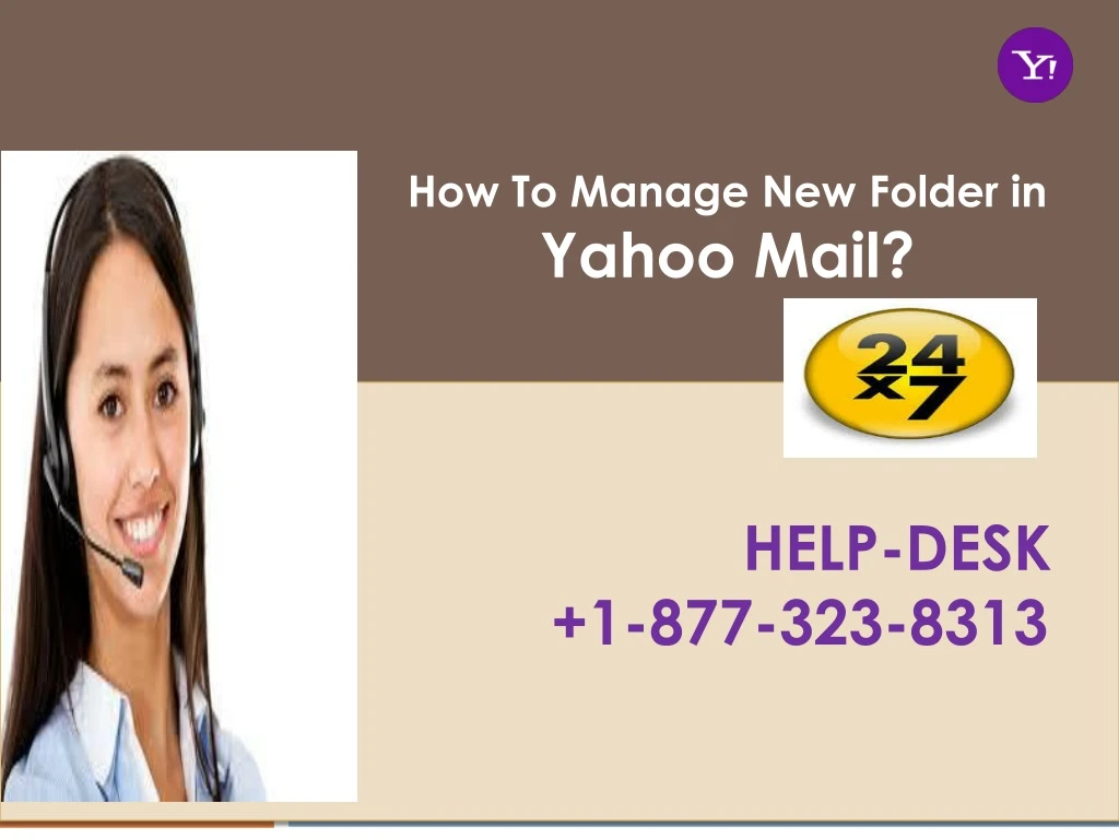 how to manage new folder in yahoo mail