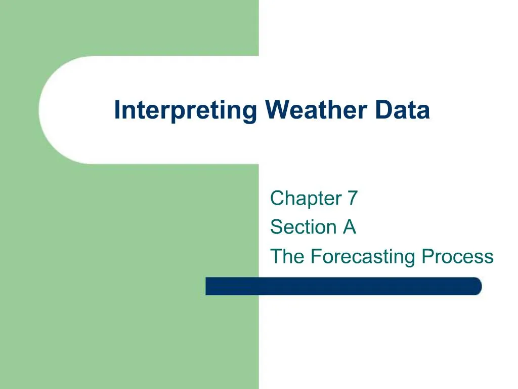 PPT Interpreting Weather Data PowerPoint Presentation Free Download 