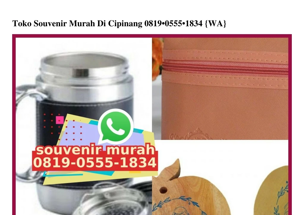 toko souvenir murah di cipinang 0819 0555 1834 wa